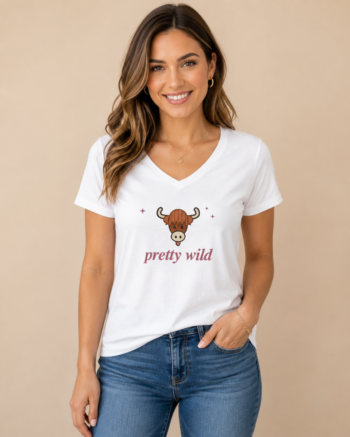 Pretty Wild Women's V-Neck